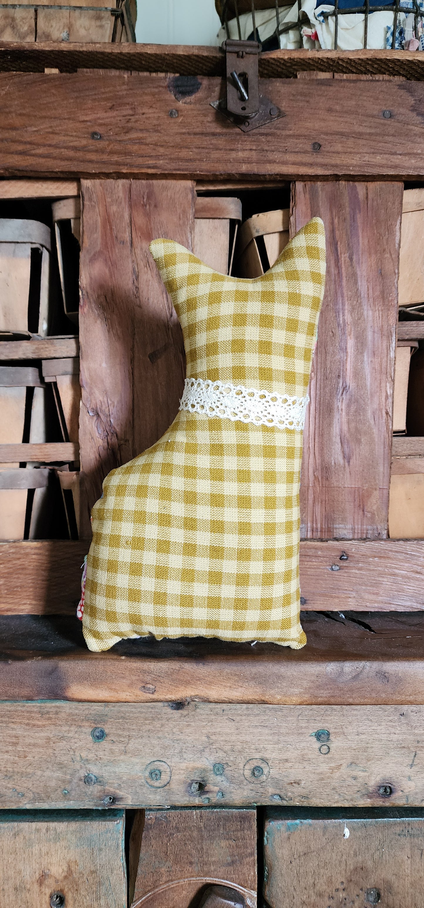 Vintage Quilt Country Cat