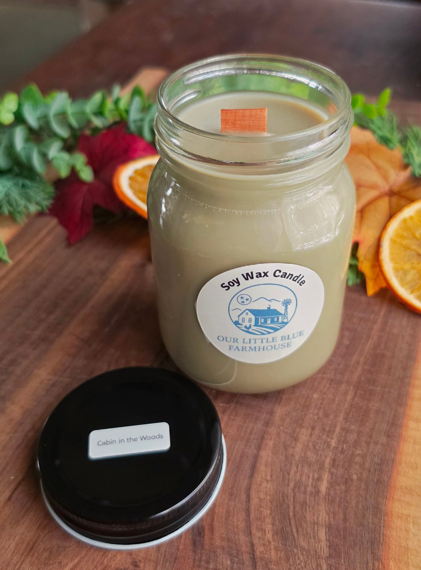Soy Wax Candle - Cabin in the Woods