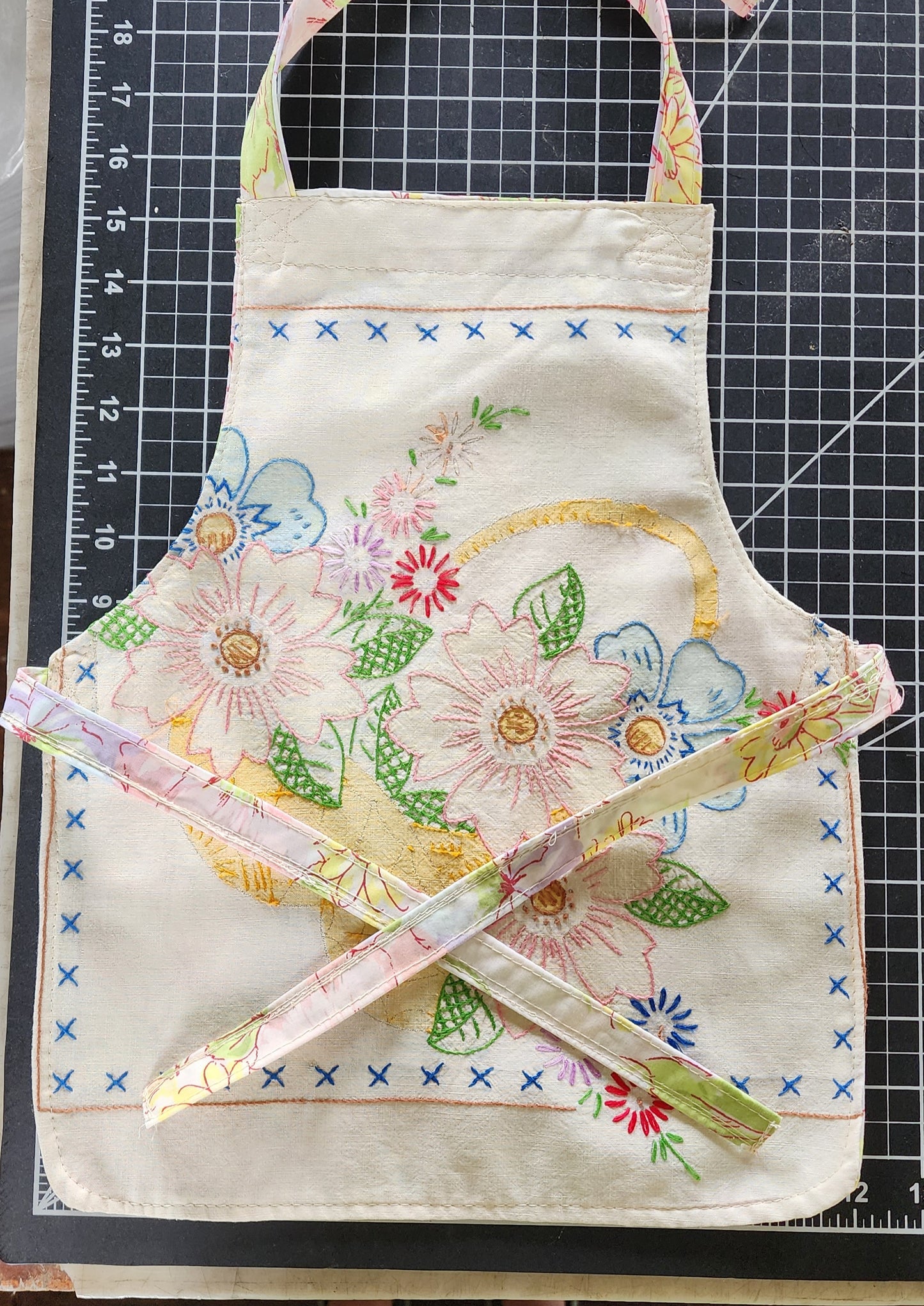 Grandma's Vintage Linen Children's Apron