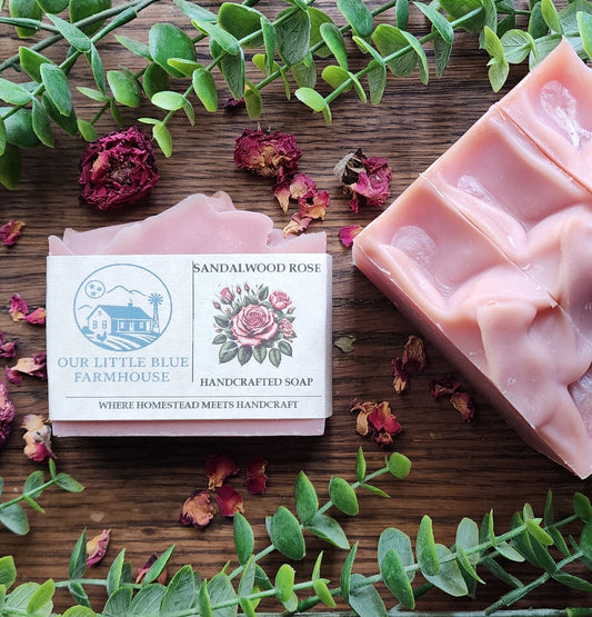 Sandalwood Rose Handmade Soap