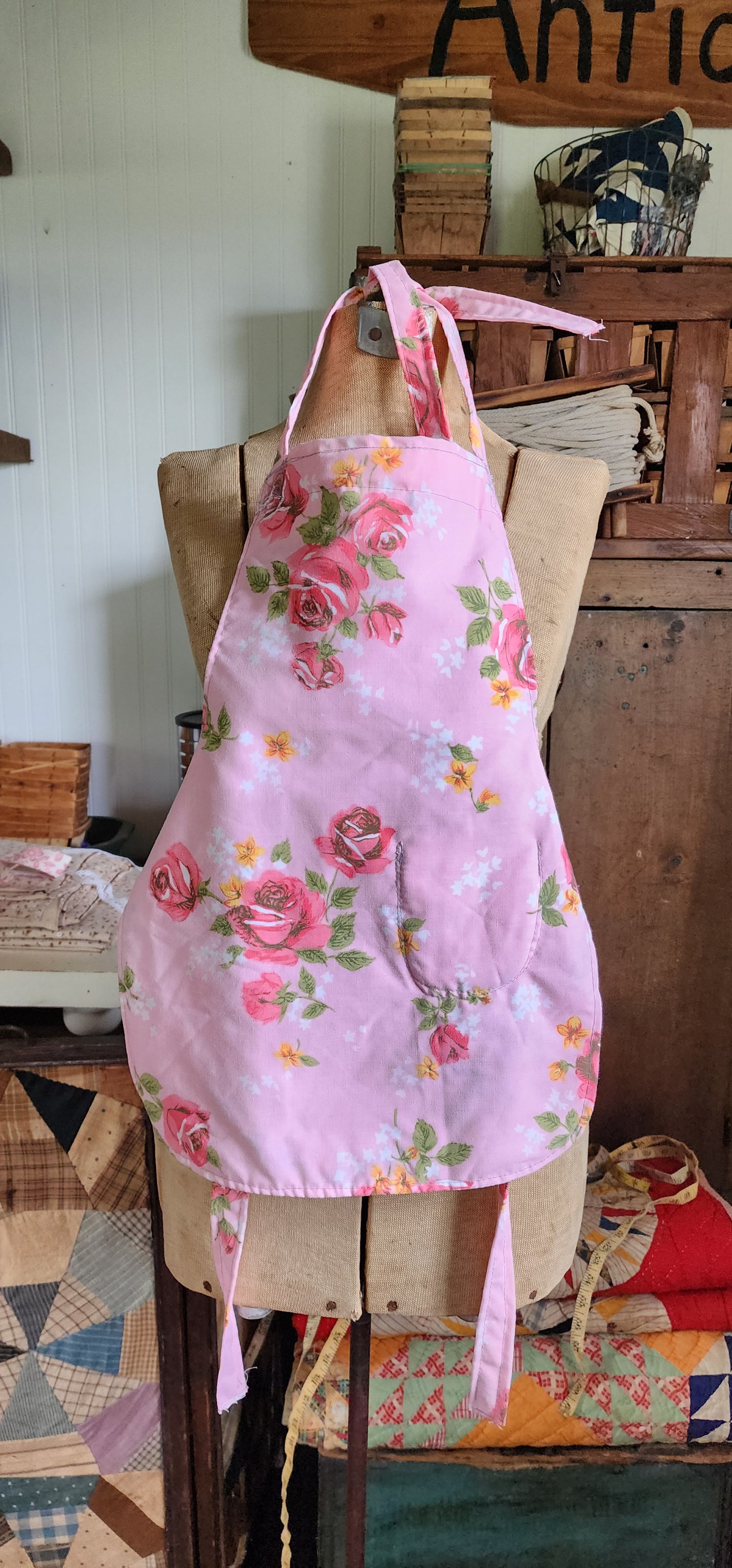 Grandma's Vintage Linen Children's Apron