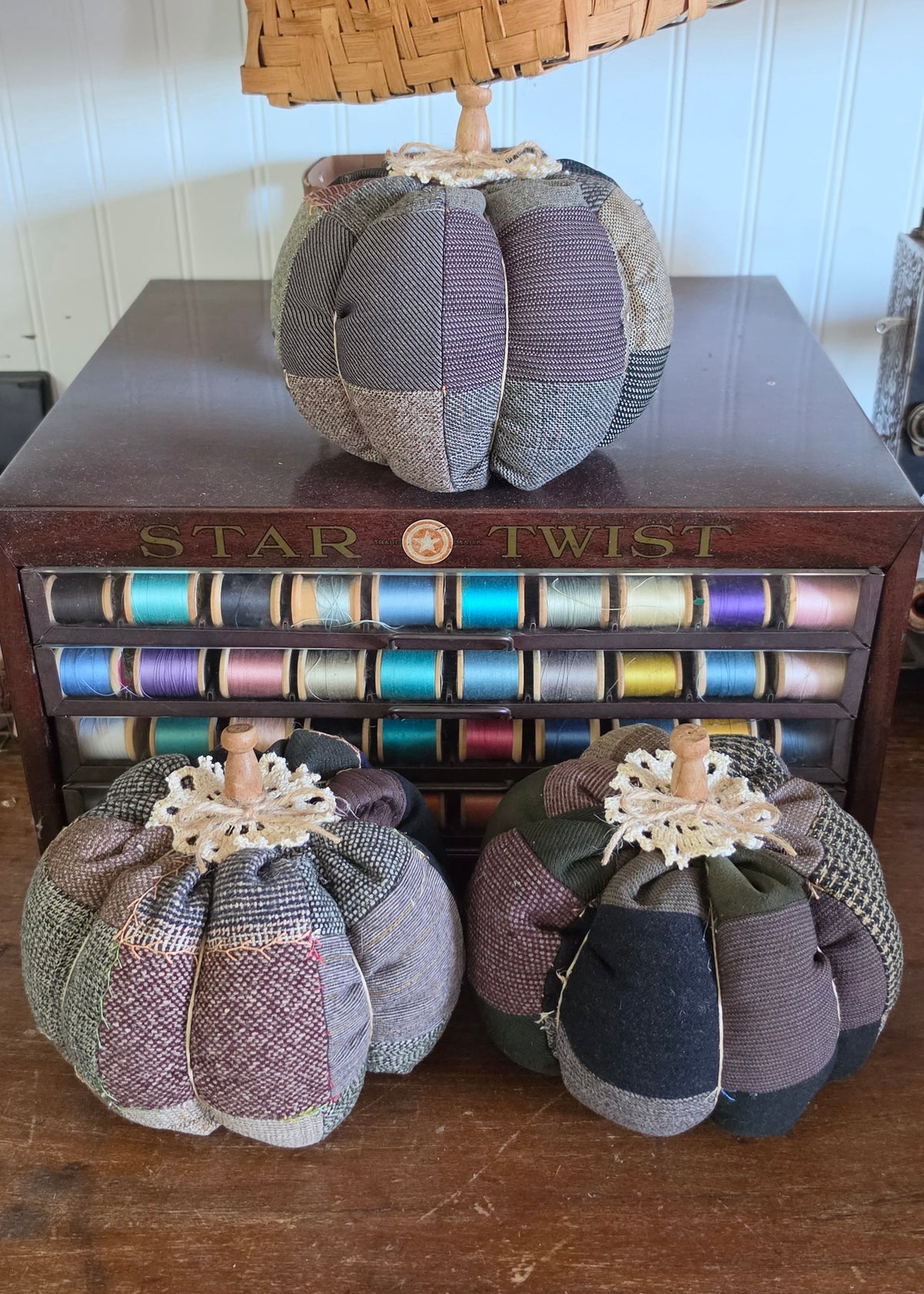 Vintage Quilt Pumpkin
